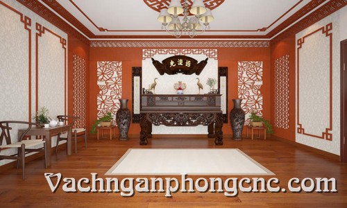 vách ngăn phòng thờ vách ngăn phòng thờ