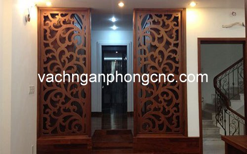 vách ngăn phòng khách