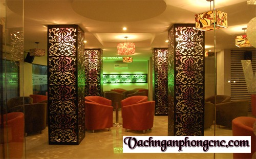 vách ngăn nhà hàng