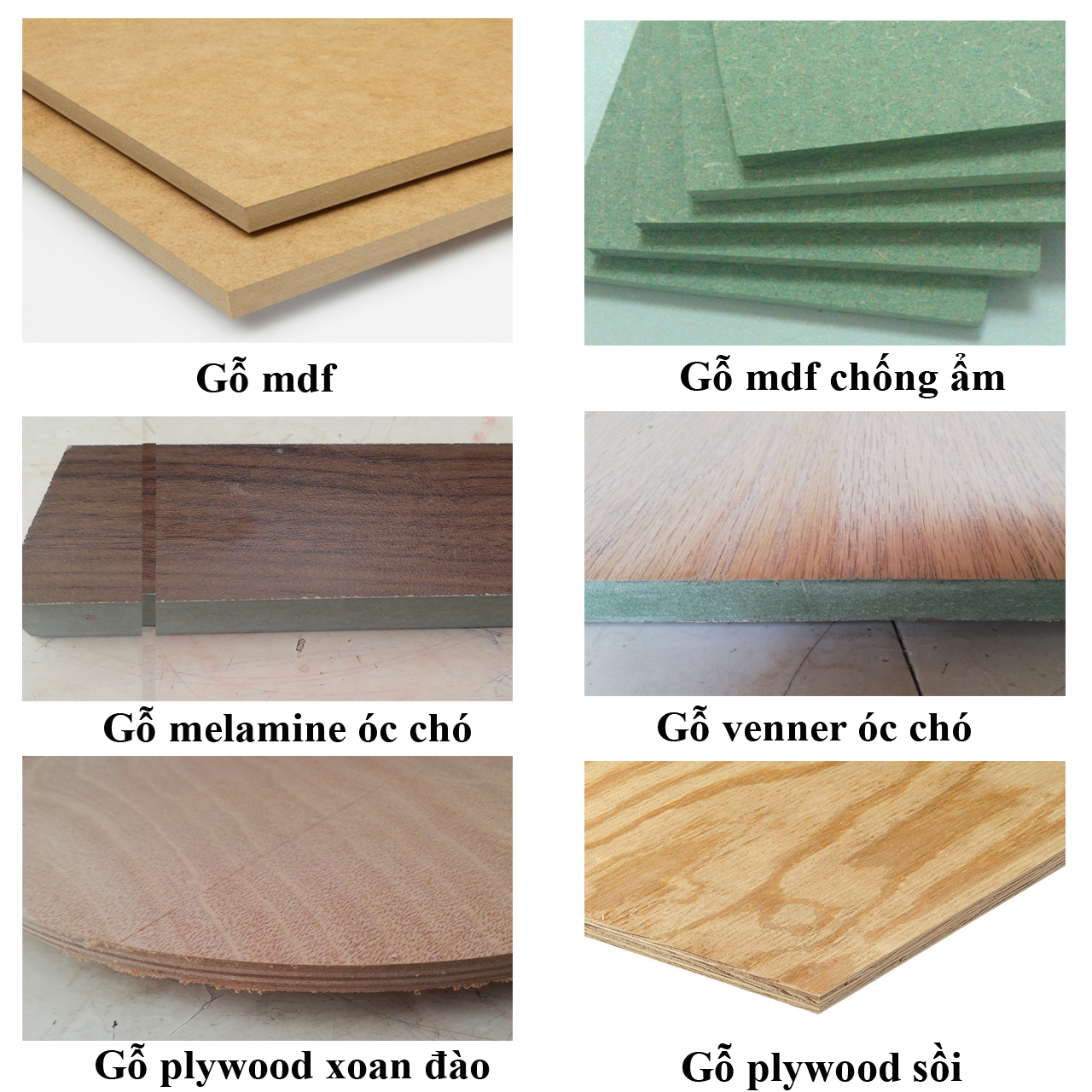 các loại gỗ làm vách ngăn cnc
