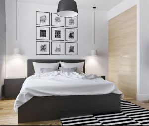 giường gỗ melamine