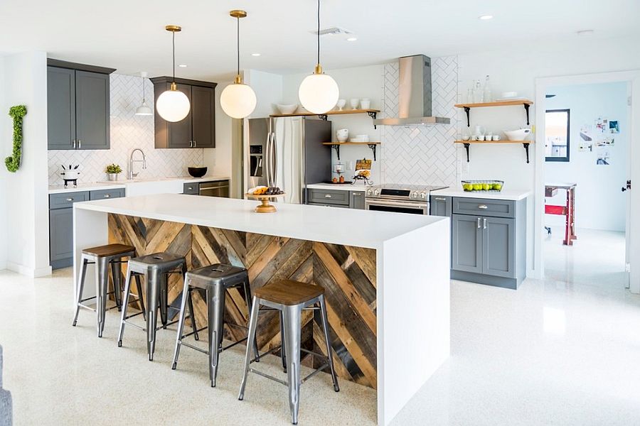 tủ bếp melamine