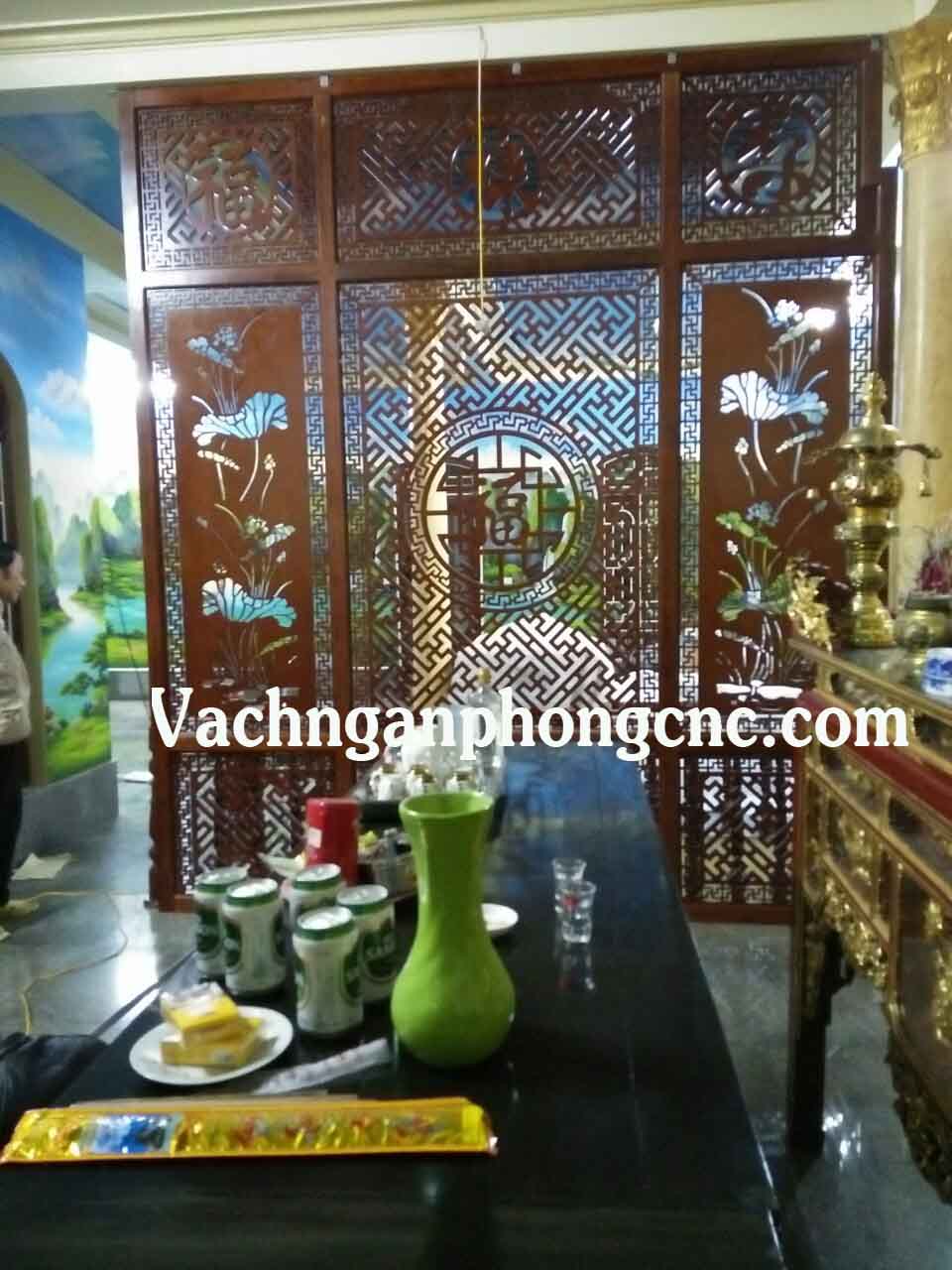 vách ngăn cnc phòng thờ
