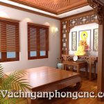 Vách ngăn phòng thờ mã VNPT 1014