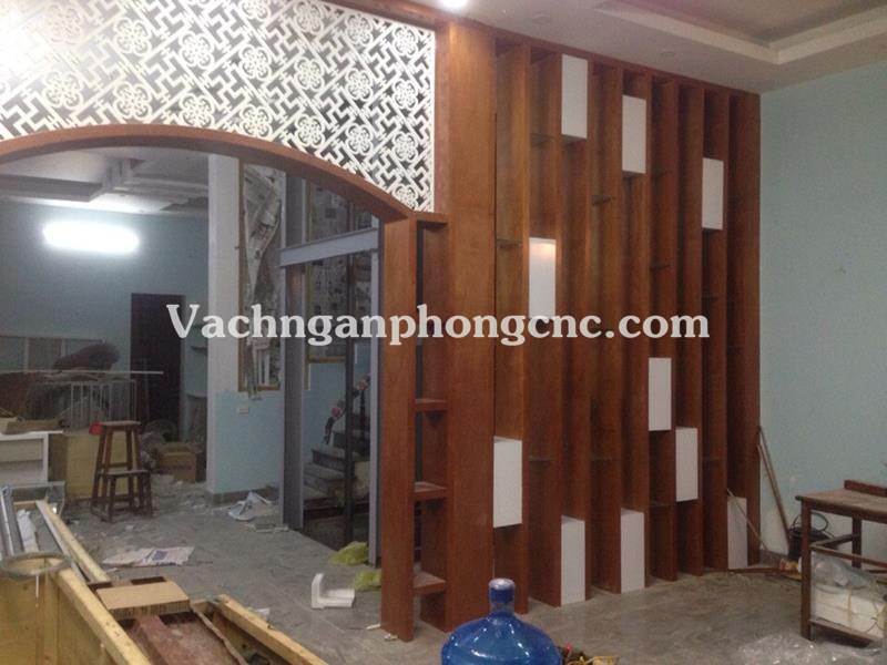 vách ngăn cnc phòng khách