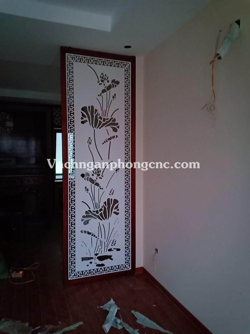 vách ngăn cnc phòng khách
