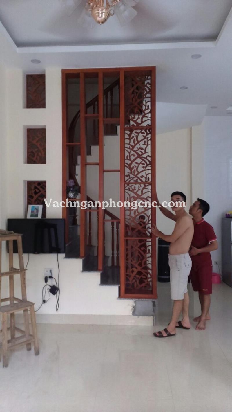 vách ngăn cầu thang cnc