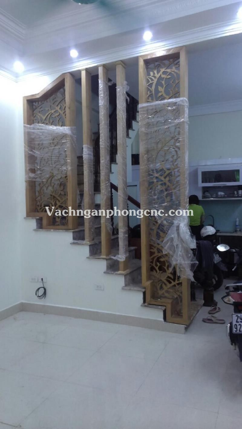 vách ngăn cầu thang cnc