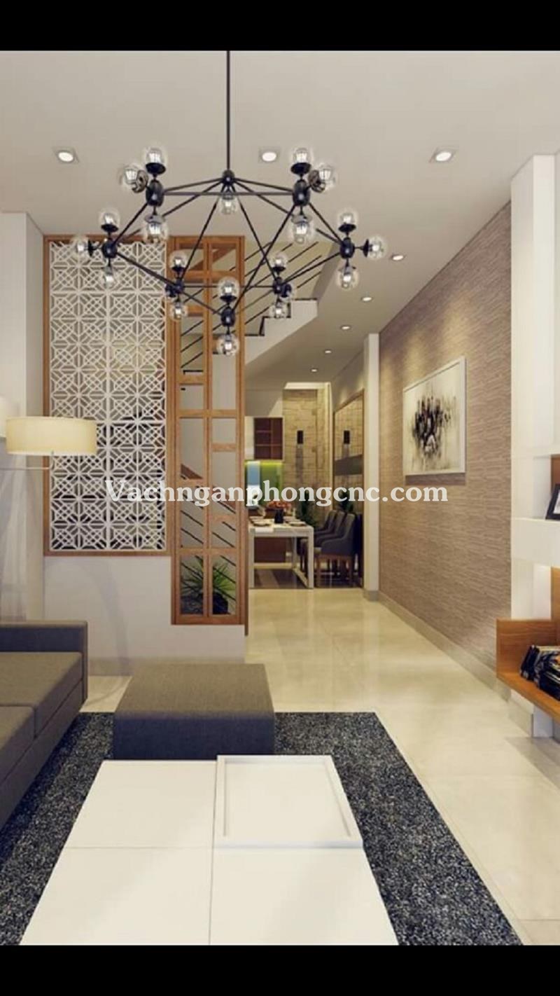 vách ngăn cầu thang cnc