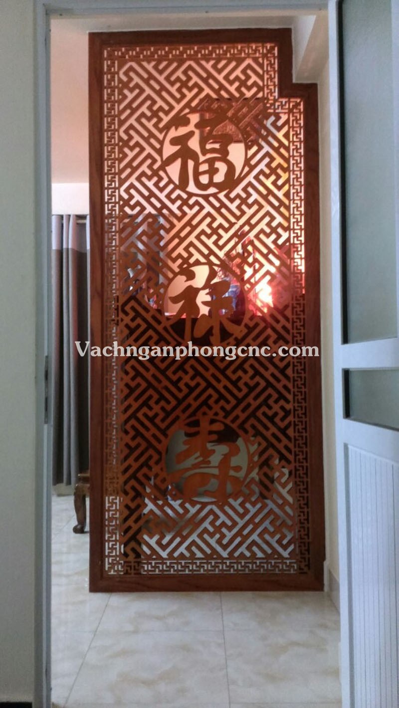 vách ngăn phòng thờ