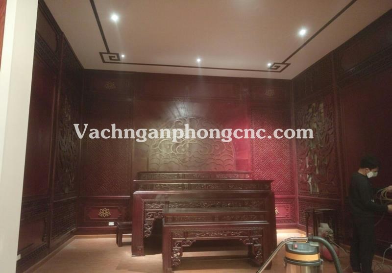 vách ngăn phòng thờ
