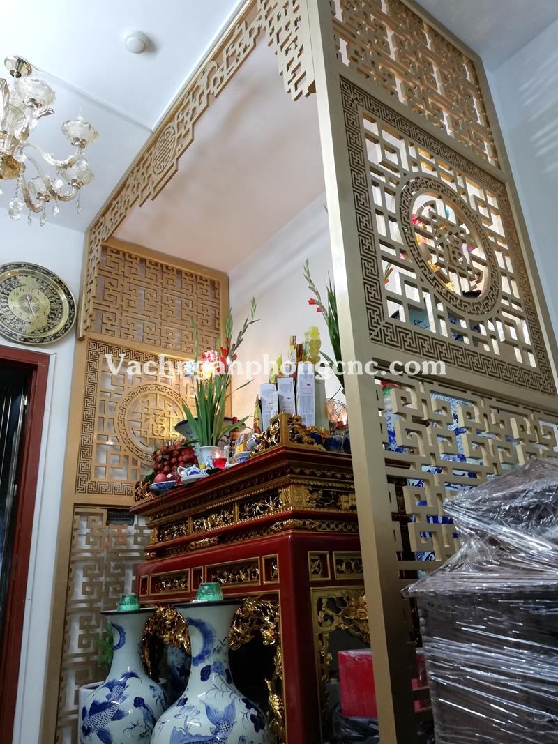 vách ngăn phòng thờ