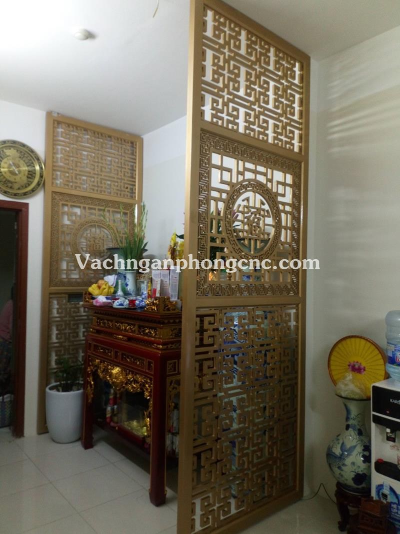 vách ngăn phòng thờ