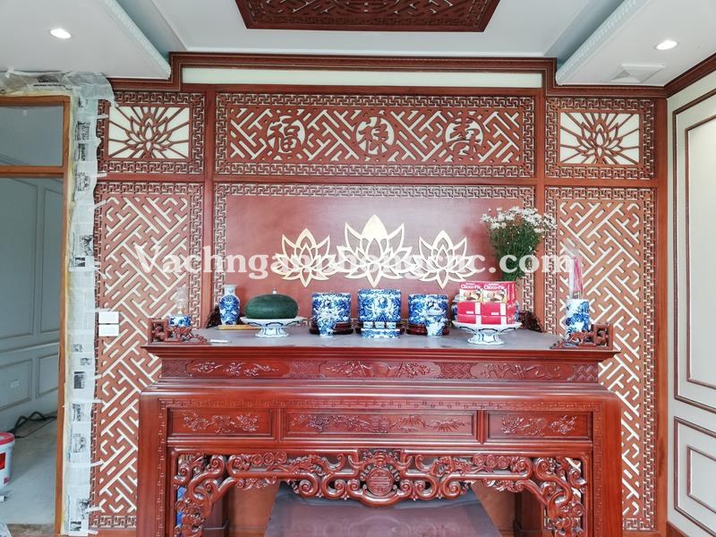 vách ngăn phòng thờ