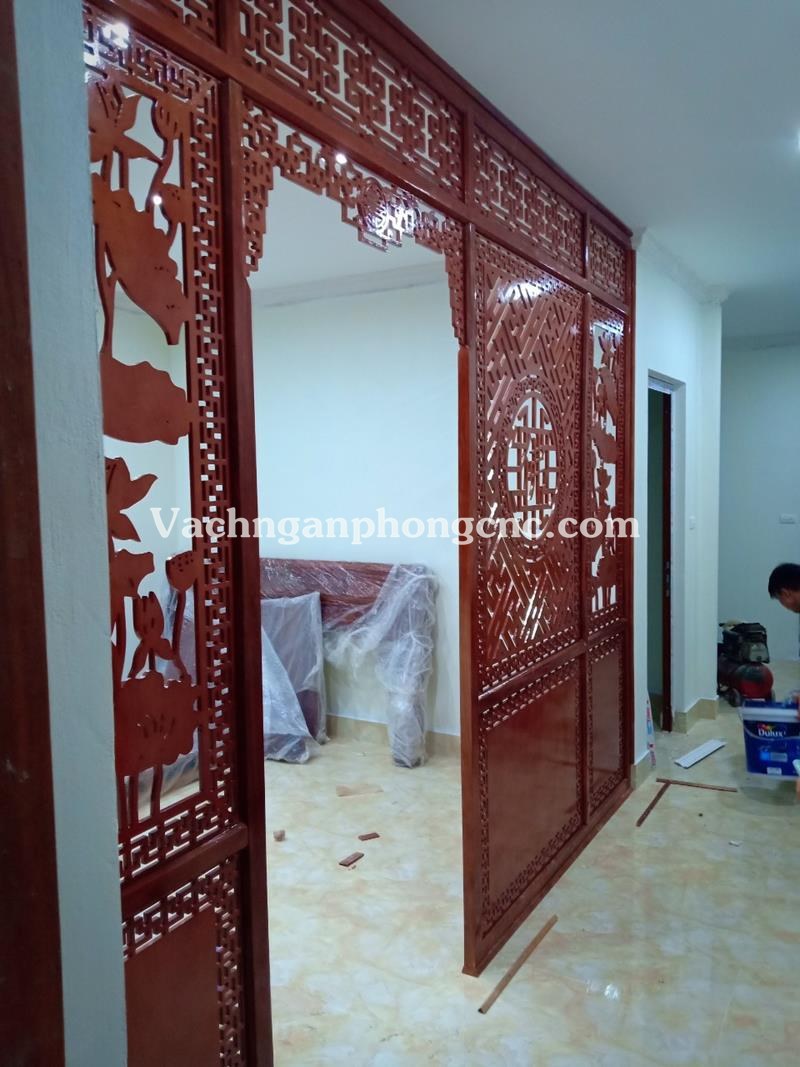 vách ngăn phòng thờ