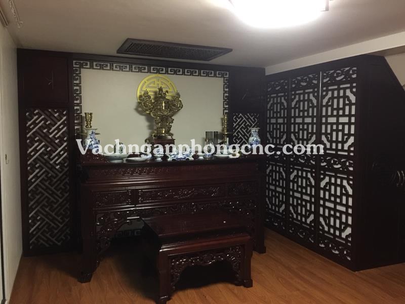 vách ngăn phòng thờ