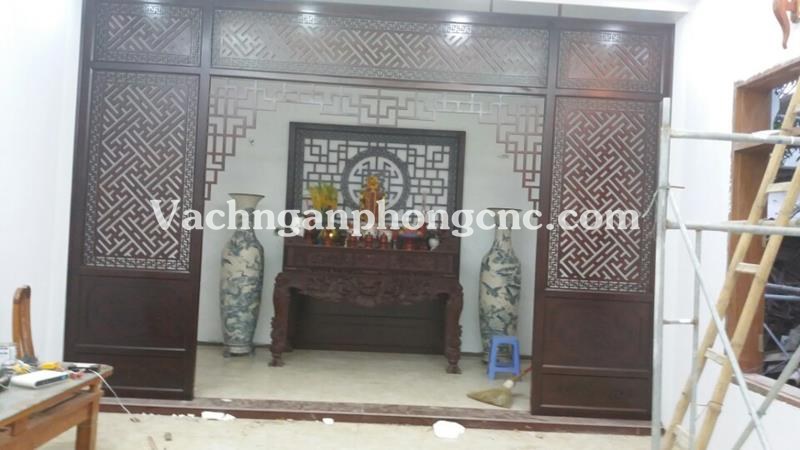 vách ngăn phòng thờ
