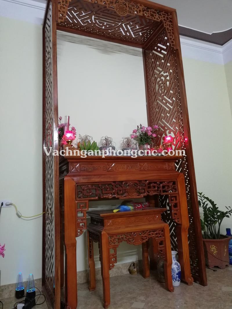 vách ngăn phòng thờ