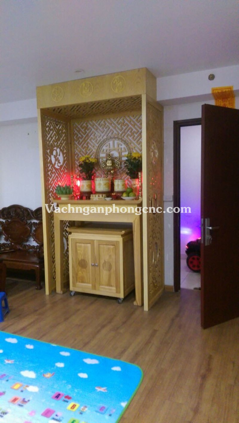 vách ngăn phòng thờ