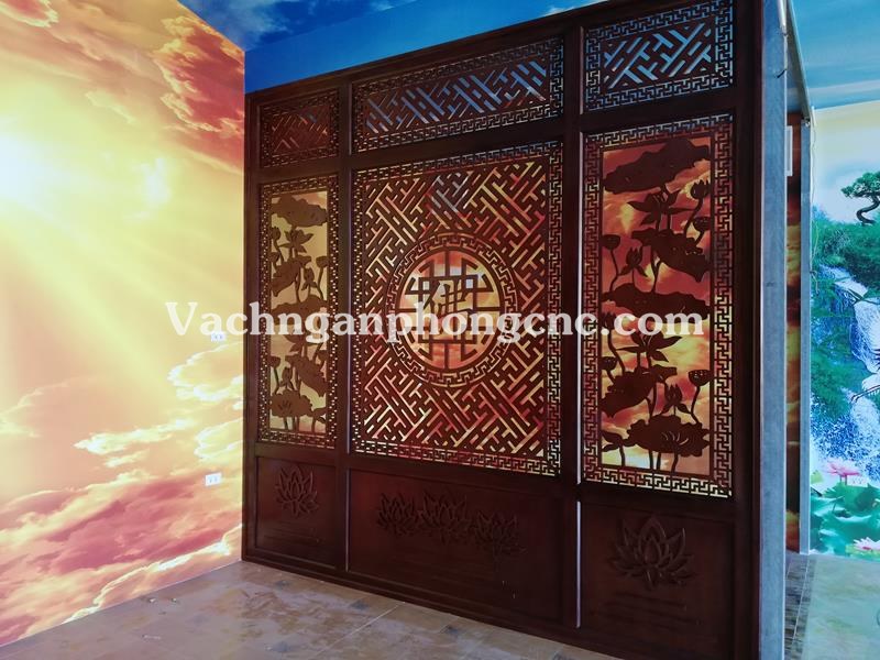 vách ngăn phòng thờ