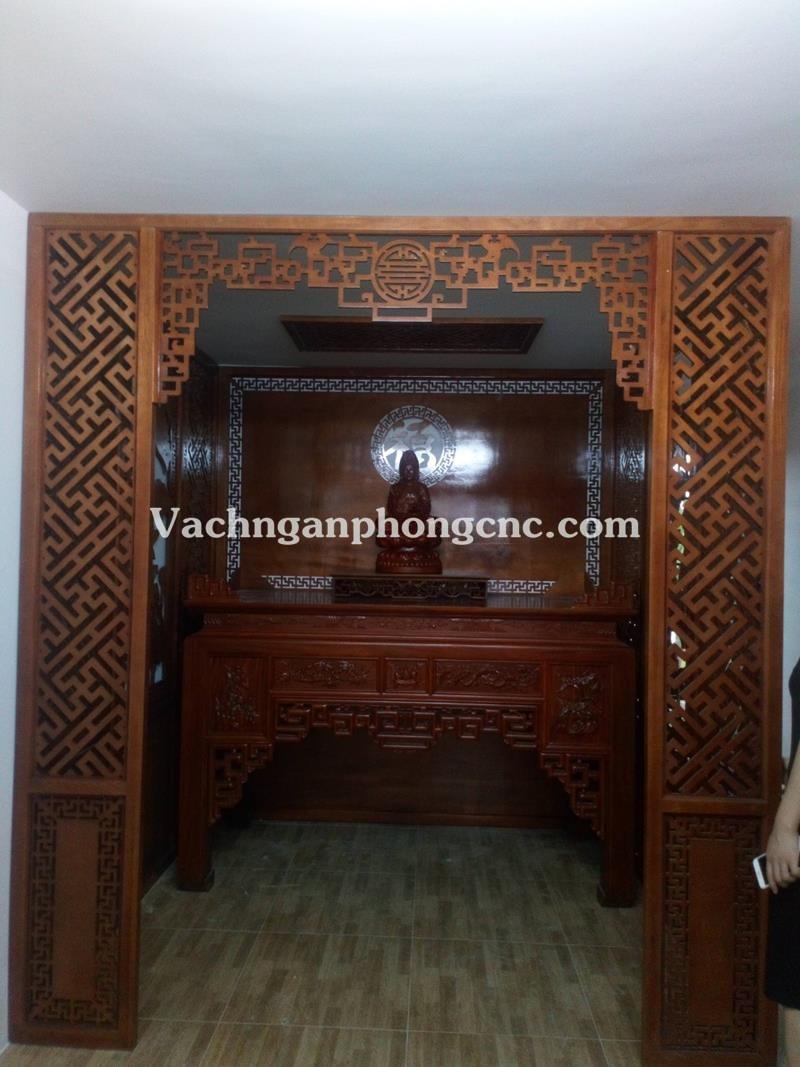 vách ngăn phòng thờ