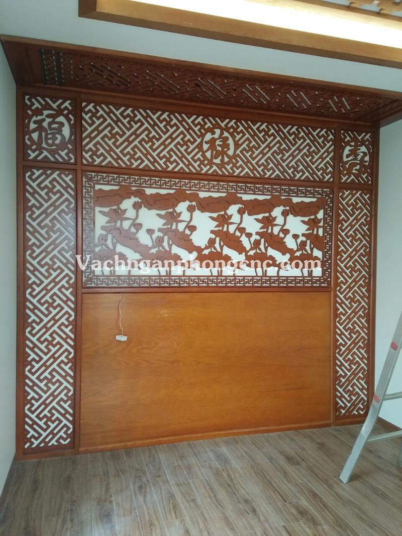 vách ngăn phòng thờ