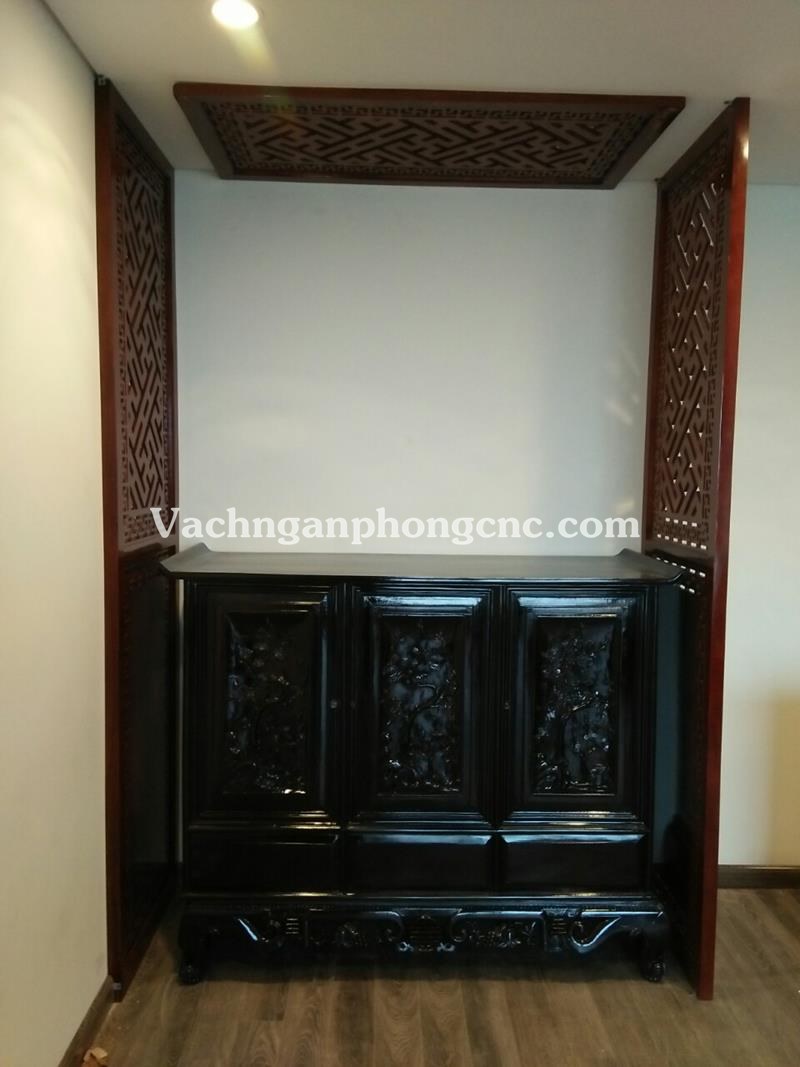 vách ngăn phòng thờ