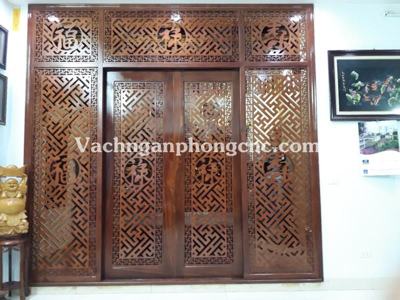 vách ngăn phòng thờ