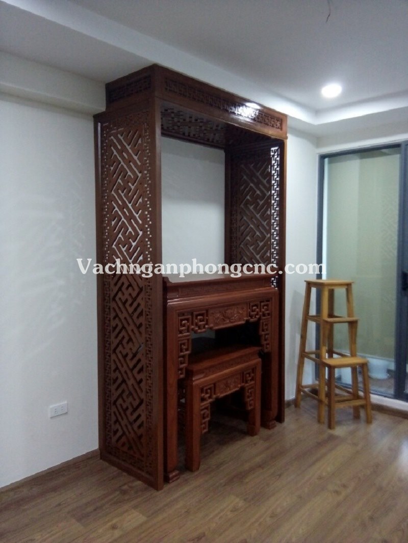 vách ngăn phòng thờ