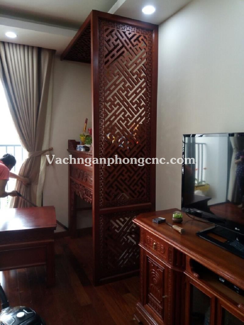 vách ngăn phòng thờ