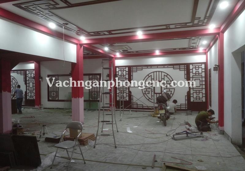 vách ngăn nhà hàng