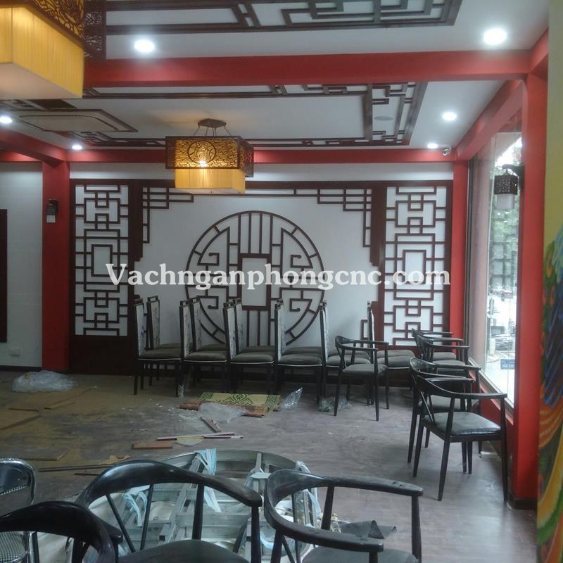 vách ngăn nhà hàng