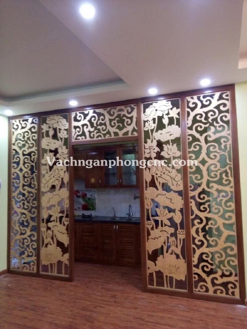 vách ngăn phòng bếp