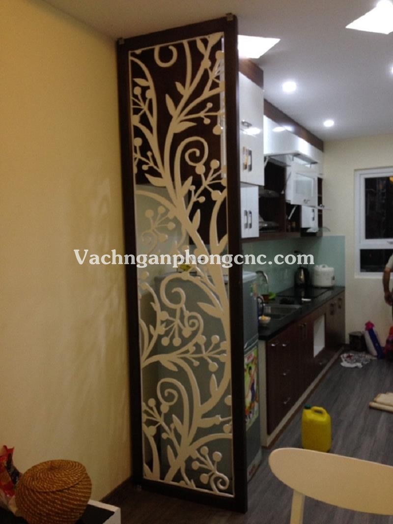 vách ngăn phòng bếp