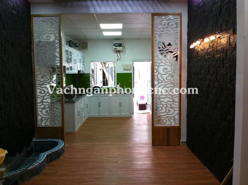 vách ngăn phòng bếp