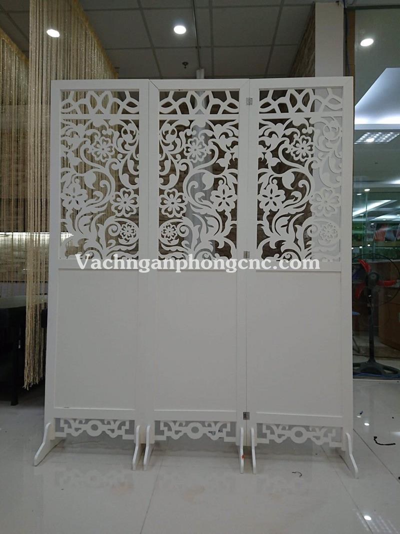 vách ngăn trang trí nhựa bình phong
