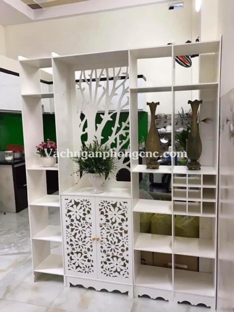 vách ngăn trang trí bằng nhựa
