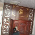 Vách phòng thờ cây sen VNPT 1072