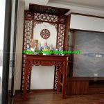 Vách ốp phòng thờ chữ thọ VNPT 1074