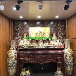 Mẫu vách ngăn phòng thờ đẹp VNPT 1125