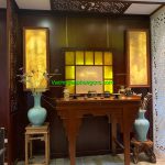 Mẫu vách ngăn phòng thờ đẹp VNPT 1127