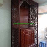 Vách cnc phòng thờ chữ Phúc Lộc Thọ VNPT 1130