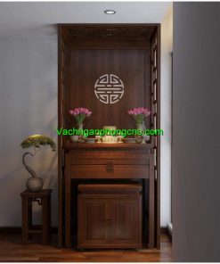 vách cnc phòng thờ