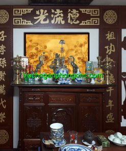 vách cnc phòng thờ