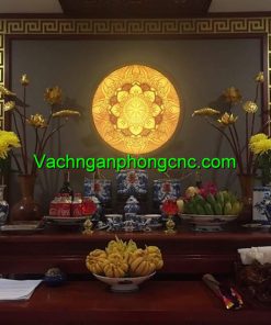 vách cnc phòng thờ