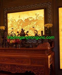 vách cnc phòng thờ