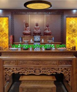vách cnc phòng thờ