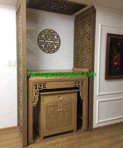 vách cnc phòng thờ