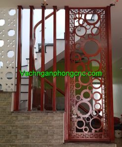 vách ngăn cầu thang cnc