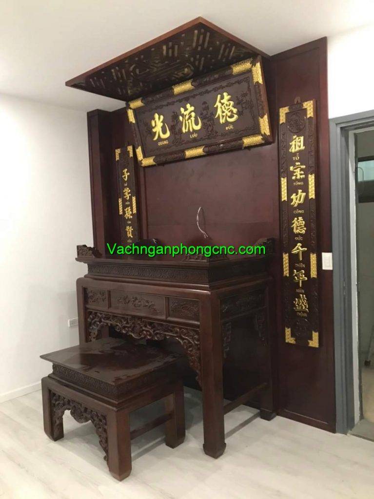 vách ngăn cnc phòng thờ